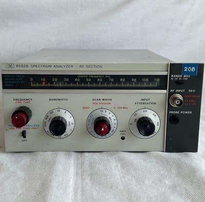 Hewlett Packard HP8553B RF Section for HP 141T Spectrum Analyzer [D6D]