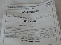 Hydraulic Pressure Indicator Gauge, Nimrod Aircraft, Part No. GE212-005 [1R10C]