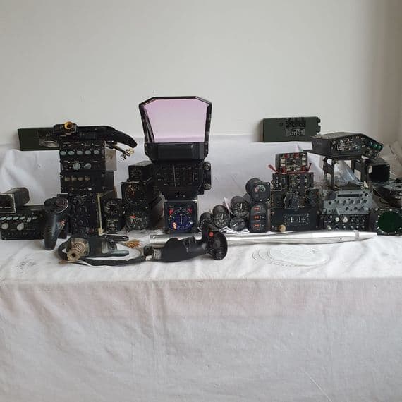Jaguar Aircraft Instruments, Control Panels and Stick
