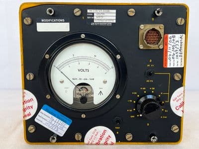 Jaguar Aircraft Voltage 1st Line Test Set Monitor, 4920-99-117-1229 [D5E]
