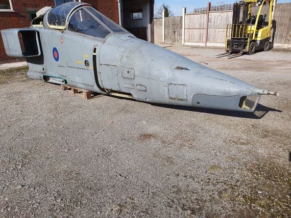 Jaguar GR.3A XZ385 Cockpit Section With Panels and Instruments