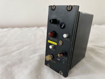 Jaguar T2 Aircraft Rear Cockpit Radio Selector Unit ERSU From ZB615 [D5C]