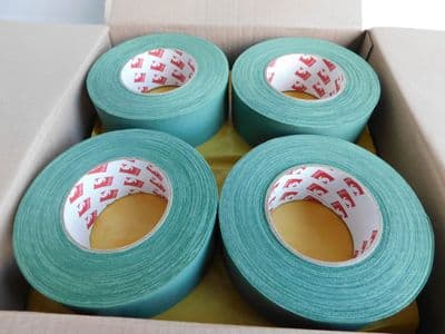 Job Lot Box of 16 Scapa Olive Green Sniper Repair Tape 50mm x 50m