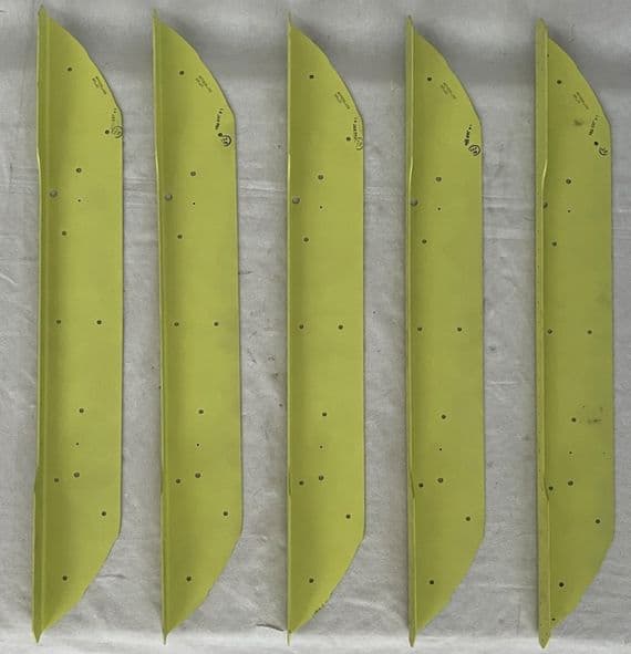 Job Lot of 5 Tornado Aircraft Bay Frame Web [PL49]