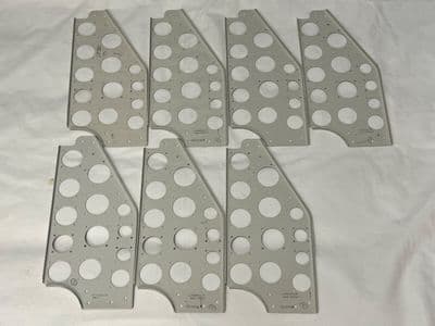 Job Lot Of 7 Tornado Aircraft Mounting Plates, A912692-003 [GR6D]