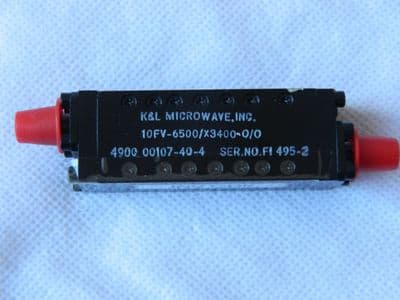 K & L Microwave 10FV6500-X3400-0/0 Band Pass Filter 4.8-8.2Ghz [1R4D]