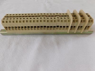 Klippon Terminal G Rail With 29 x SAK6N Terminals and Links [D5B]