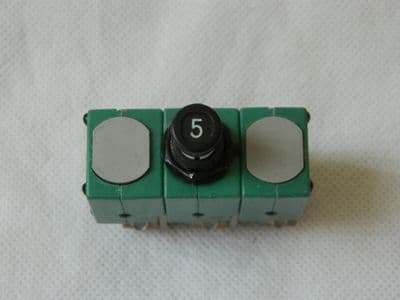 Klixon Aircraft Circuit Breaker, 3 Pole, 5 Amp, Part No. 6TC2-5  [1R1C]