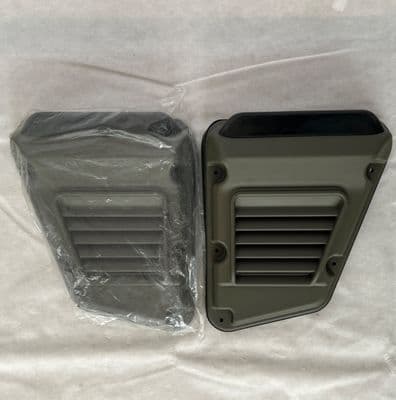 Land Rover Wolf Wing Air Intake Vents, New, Pair, Genuine [D5E]