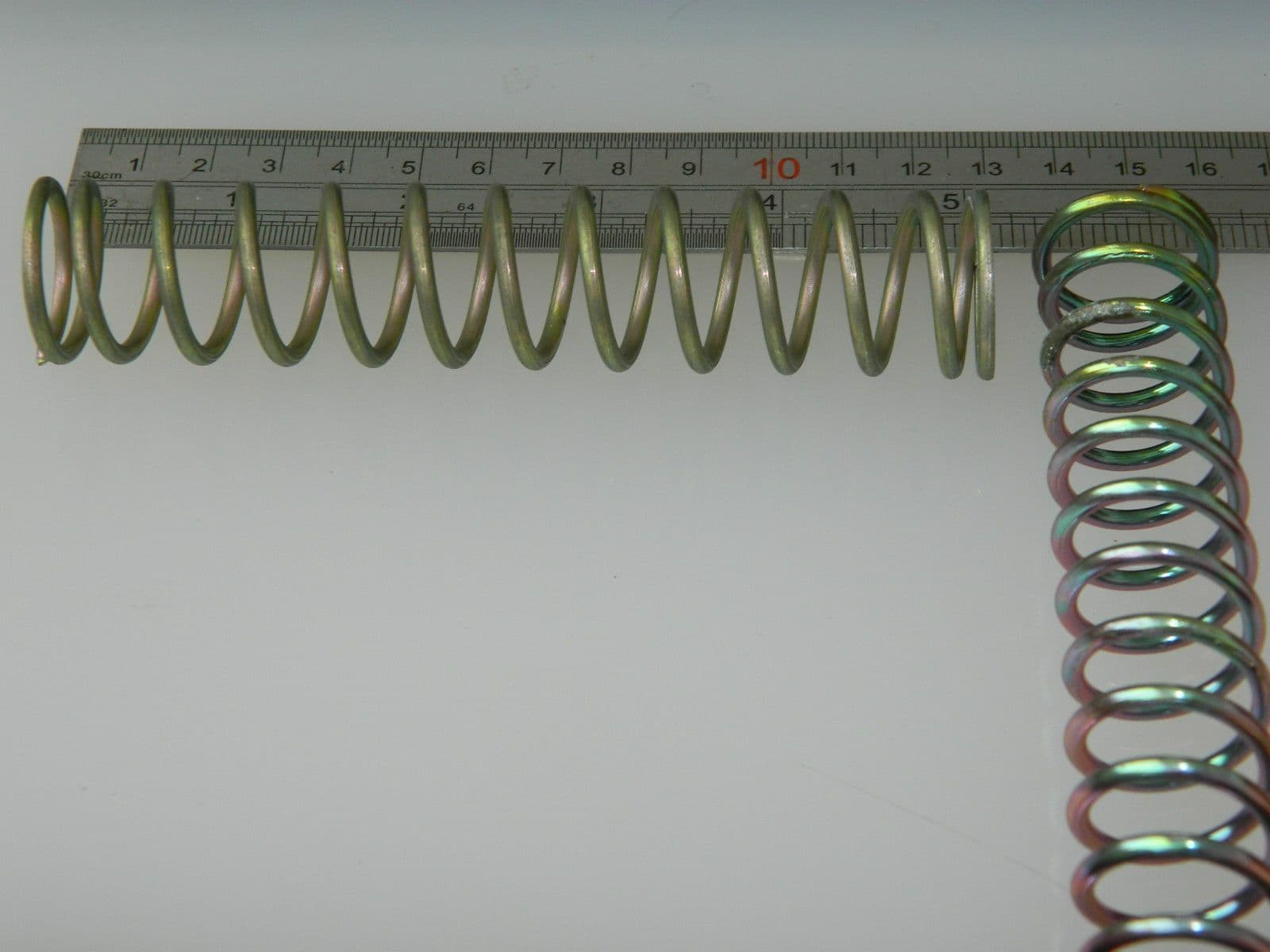 Large Steel Helical Compression Spring 12 5cm Long 2 5cm Outside ...