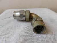 Lynx Helicopter Elbow Pipe Fitting Part No EO440-16-8, 90 Degree 3/8