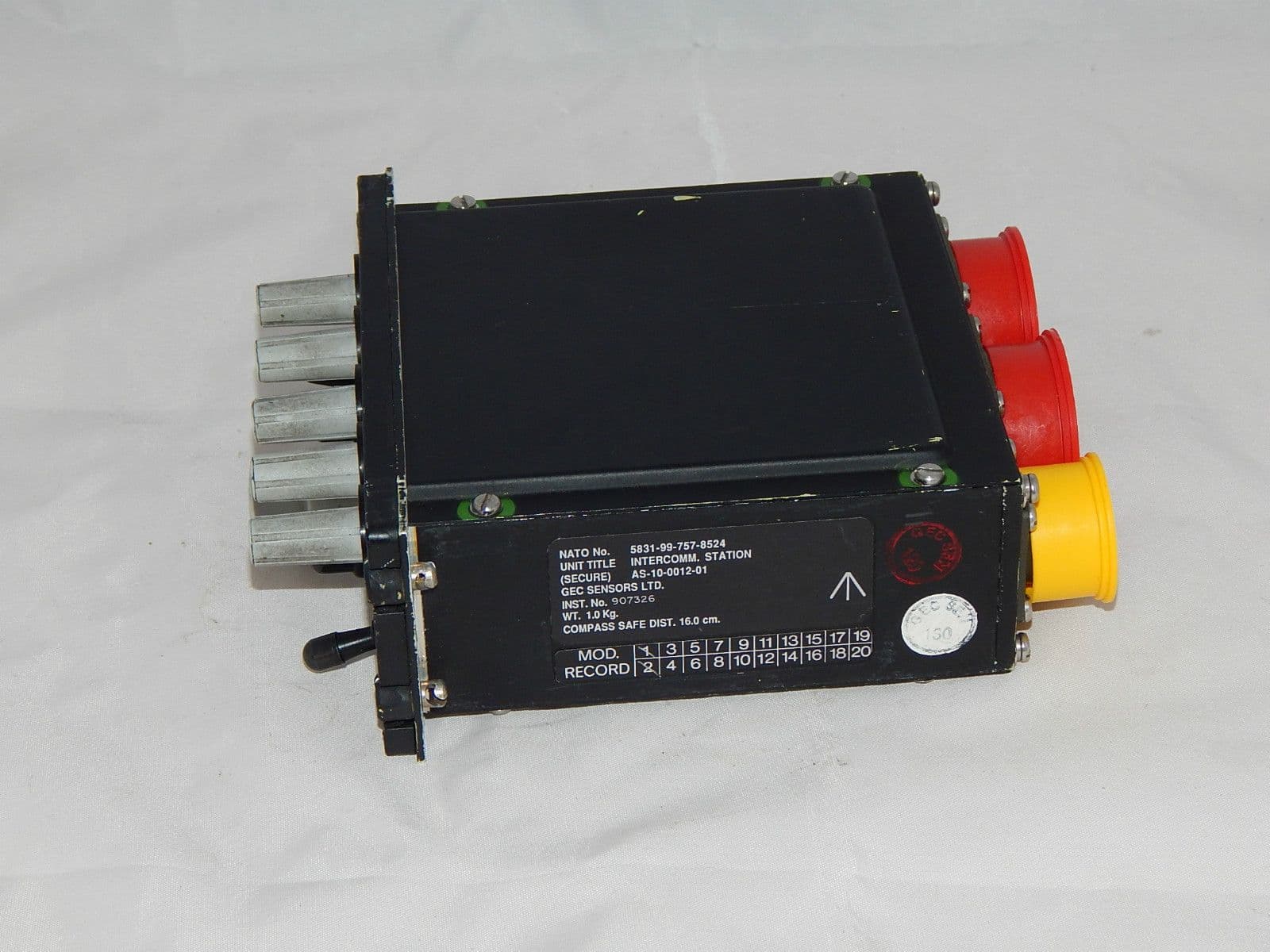 Lynx Helicopter Intercom Station Box 1R4A