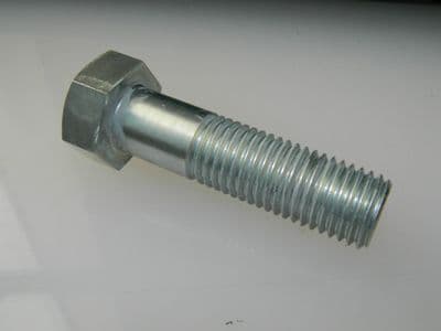 M20 Metric Hexagon Head Bolt 75mm Long Metric Bright Zinc Plated [L14]