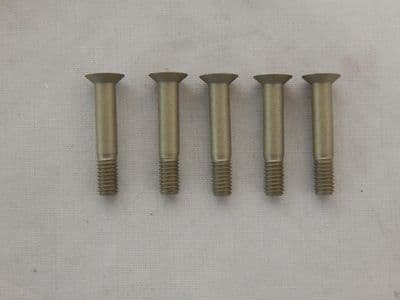 M4 Aircraft Machine Screws x 5, 15mm Grip, DIN65179-04015Z [GR2B-12]