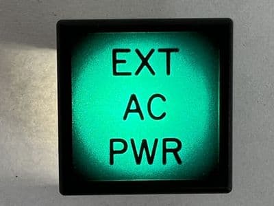 Merlin Helicopter Light Lens Indicator, EXT, AC, PWR [GR1B]