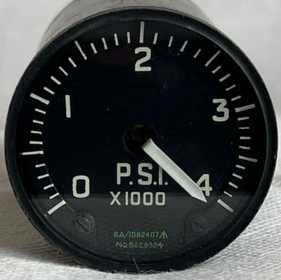 Nimrod Aircraft 0-4000 PSI Pressure Indicator From XV231 [1R8D]
