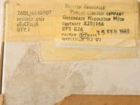 Nimrod Aircraft Instrument Mounting Bracket Part No: 6E4CF511A [1R7C]