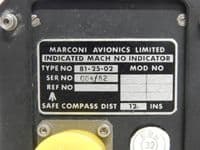 Nimrod Aircraft Mach Indicator, Type: 81-25-02 [GR402C]