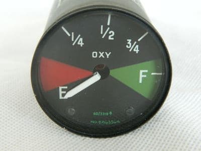 Nimrod Aircraft Oxygen Contents Indicator Gauge  [1R11D]