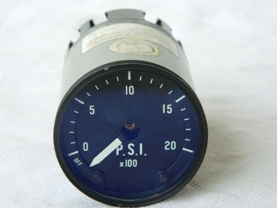 Nimrod Aircraft Pressure Gauge 0-2000 PSI, Part No: 55463435 [1R9B]