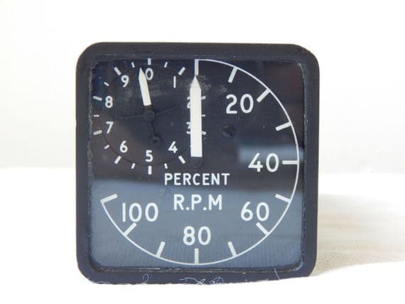 Nimrod Aircraft RPM Tachometer, Engine Speed Indicator, PW/2010KTD/BU/1 [1R7A]