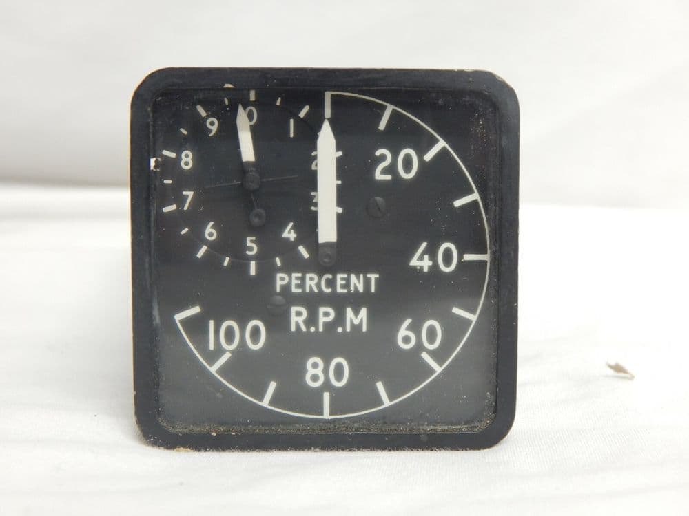 Nimrod MR2 Aircraft Tachometer RPM Indicator Part No PW/2010KTD/BU/1 GR5B