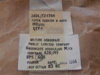 Nimrod Pilot Seat Base Cushion Cover, B Hard, Part No. MD2782 [1R10E]