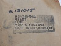 Pack 5 Push Pin Assy, Avdel BLDS4-10, 1/4