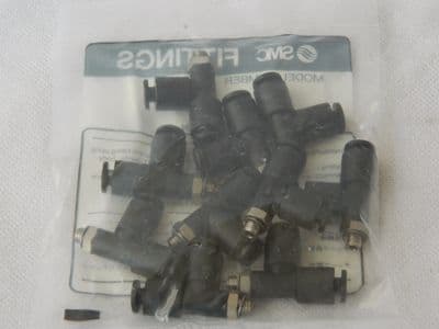 Pack Of 10 SMC KAY04-M5 Union Elbow Fitting [1R11B]