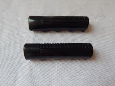 Pair of Black Handle Grips 3 3/4