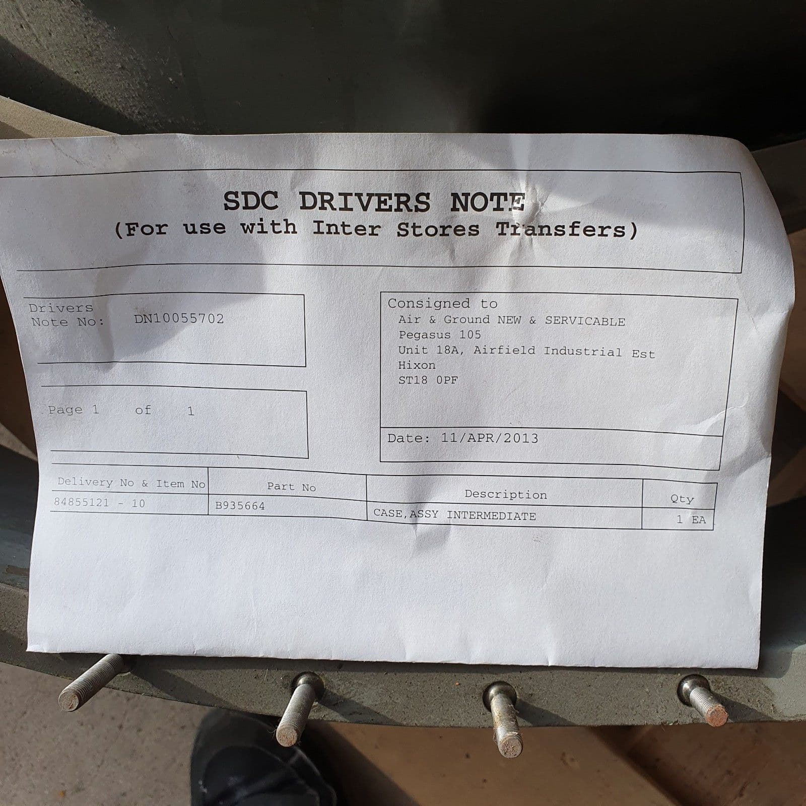 Pegasus Jet Engine Intermediate Casing