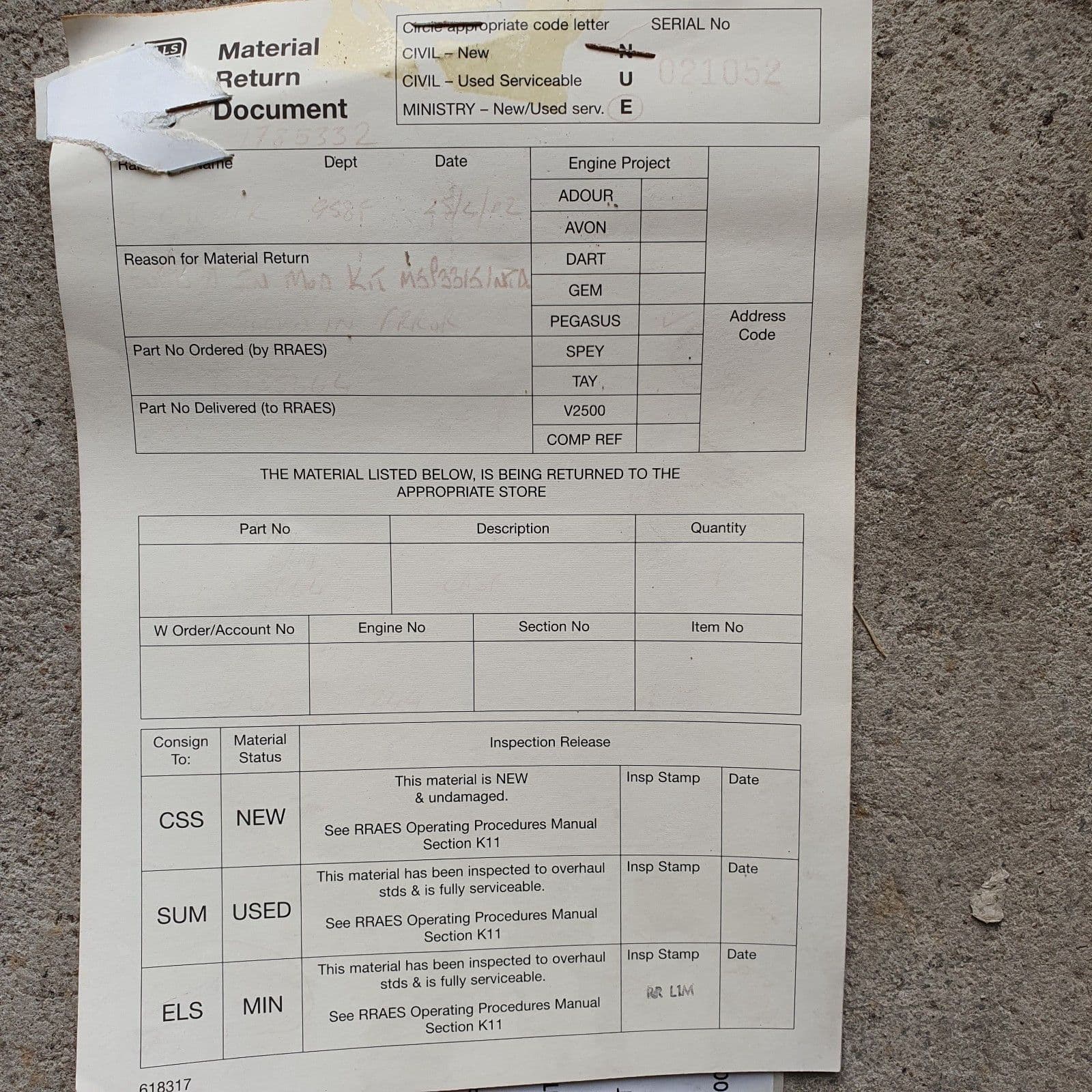 Pegasus Jet Engine Intermediate Casing