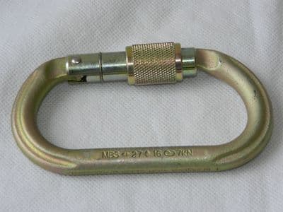 Petzl Oxan Screw-Lock Carabiner EN362 Class B Light Use Max Strength 27kn [1R1B]