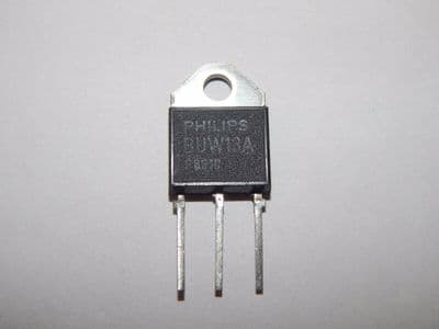Philips Silicon Transistor, BUW13A, NPN, 175W, 1000V, 15A, TOP3 [3R1E, EC54]
