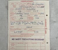 Puma Helicopter HC1 Landing Lamp Light From ZA935 [D6E]