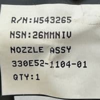 Puma Helicopter Nozzle Assy, 330E52-1104-01 [D6C]