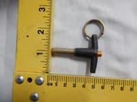 Quick Release Aircraft T Pip Pin, 8mm Diameter, 20mm Grip, PAN3505-0820 [GR3B-4]