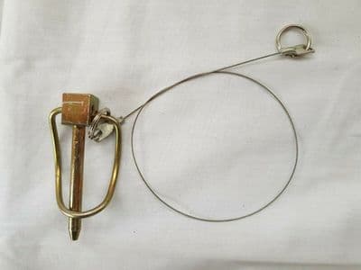 Quick Release Locking Pin with Clip & Lanyard. [1R1D]