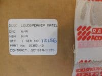 Racal Acoustics L.S. Matel Loudspeaker, New In Box [GR7E]