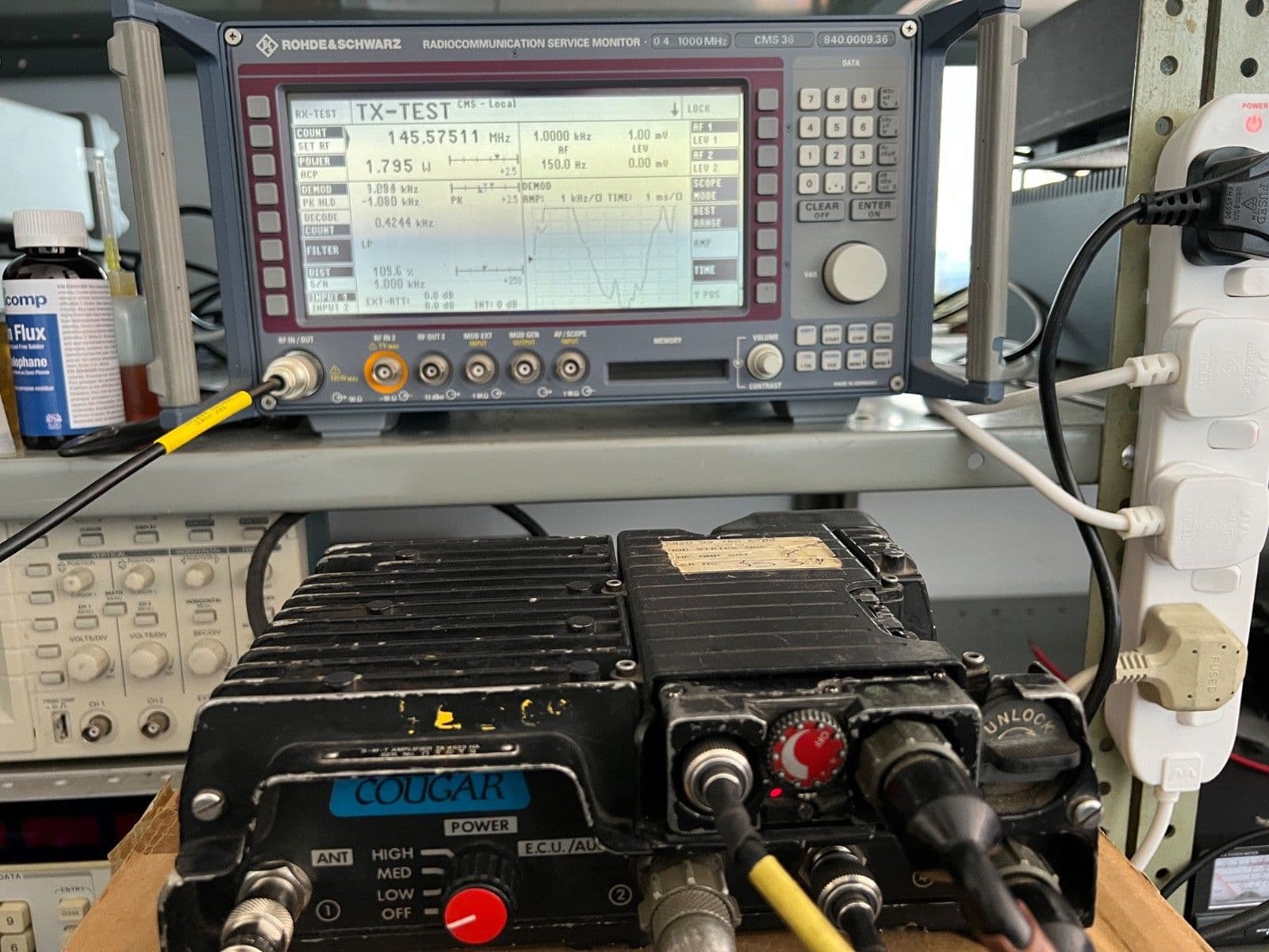 Racal Cougar PRM4515H Radio VHF High Band With SMT 2m Programmed