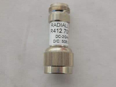 Radiall Attenuator, 6dB, 2Ghz, 2W, Part No. R412706000 [GR1B]
