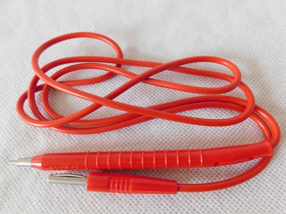 Radiall Red Test Multimeter Probe For Test Equipment D4C