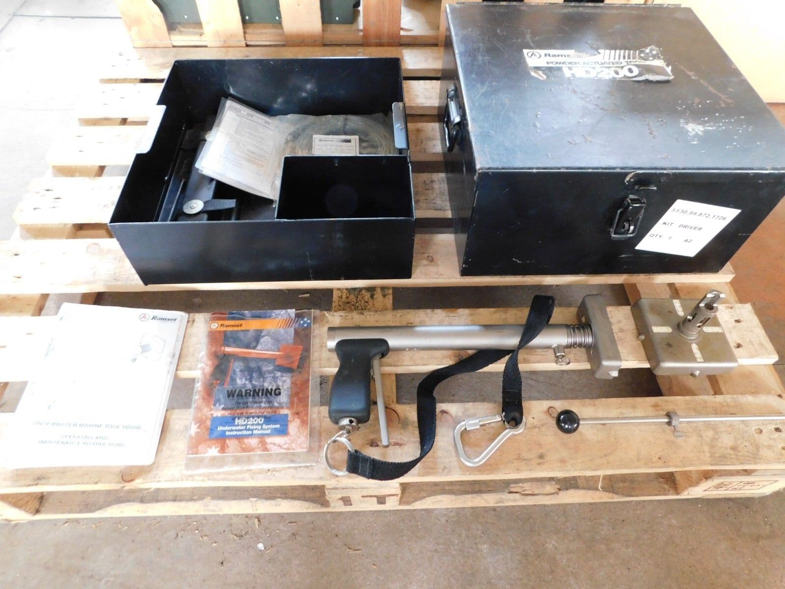 Ramset HD200 Underwater Nail Gun Marine Tool Kit Driver PL58