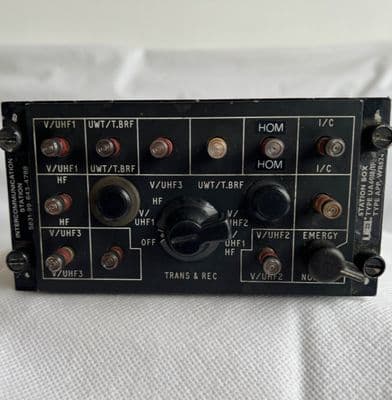 Sea King Helicopter HU5 Intercommunication Station Box From XV670 [1R8D]