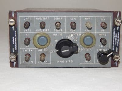 Sea King Helicopter Intercom Station Box Part Number UA6518/1F [1R10B]