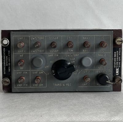 Sea King Helicopter Intercommunication Station Box, Type UA6018/1F [1R7C2]