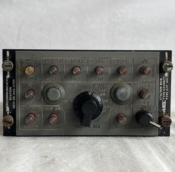 Sea King Helicopter Intercommunication Station Box, UA6018/1F [1R7B1]