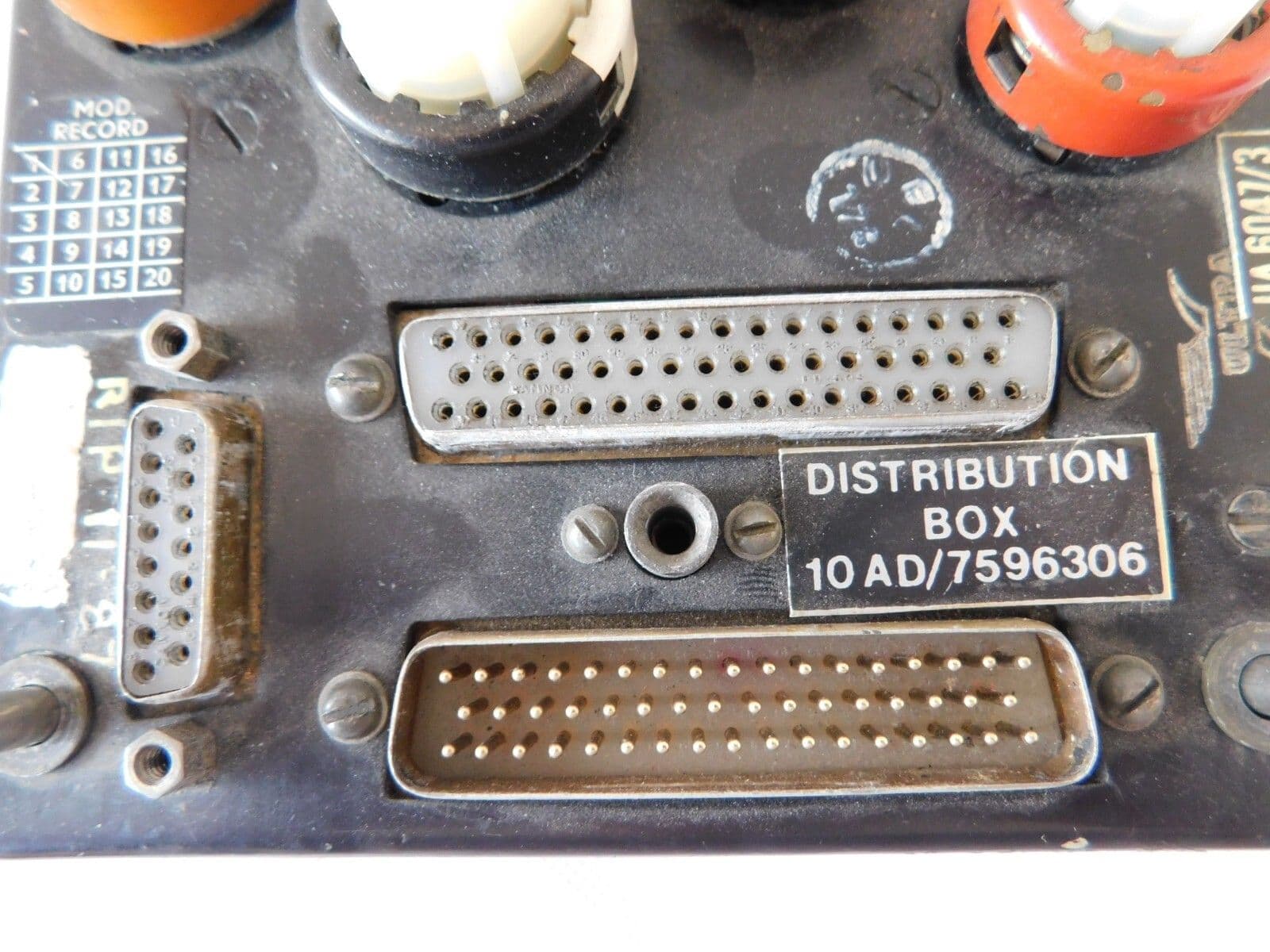 Sea King Helicopter Primary Distribution Box D4B