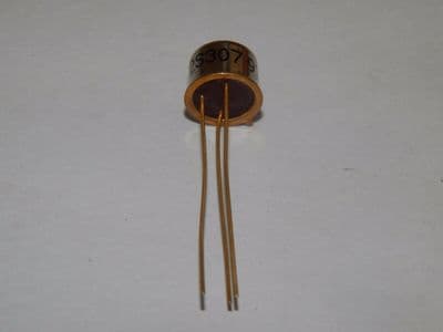 Silicon PNP Transistor, 2S307, 0.01A, 15V, 3-Pin, 0.05W, TO5 [3R1E, EC58]