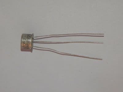 Silicon Transistor, Part No. CV7062, NPN, 4W, 0.5A, 60V, TO-5 [3R1E, EC51]